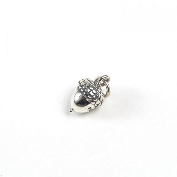 Sterling Silver 3D Acorn