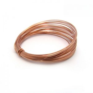 26 Gauge Rose Gold Filled Round Half Hard or Dead Soft Wire - Beadspoint
